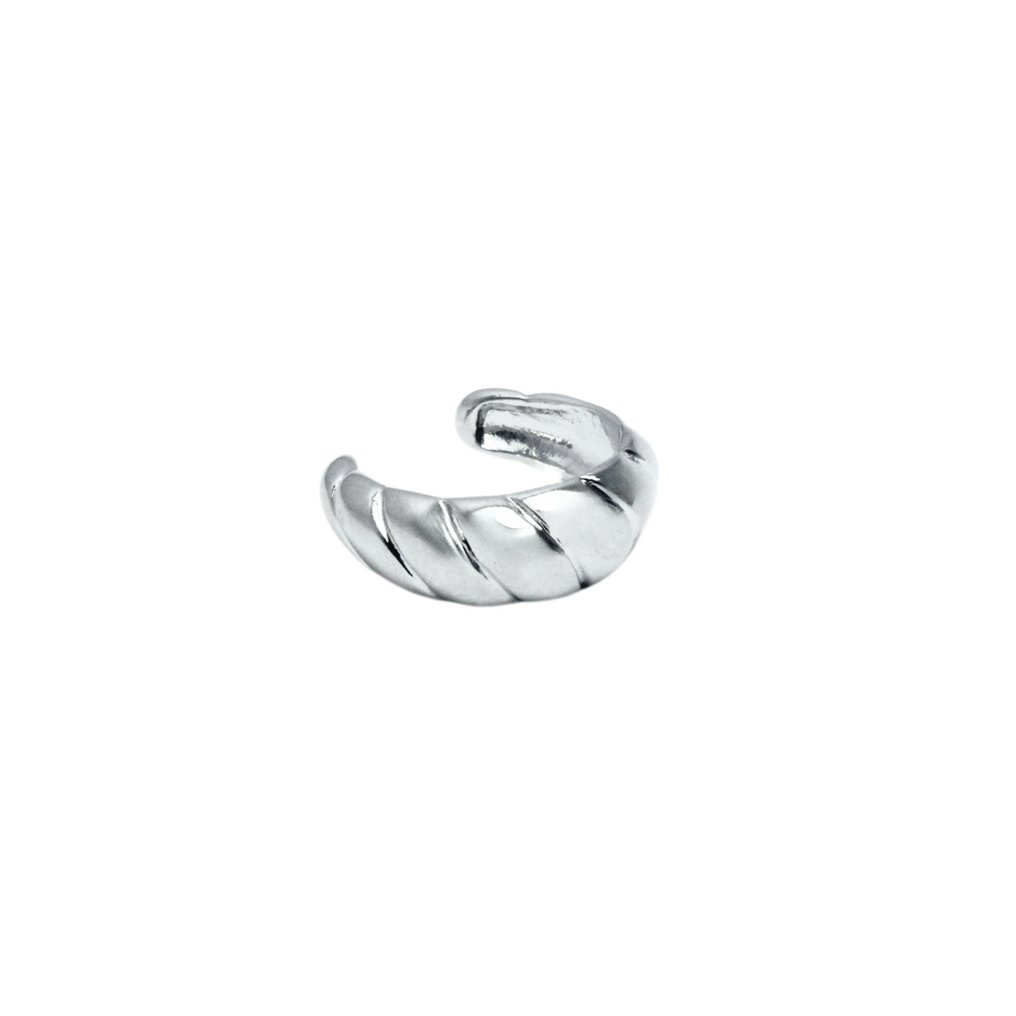 Ear Cuff Chic Plateado