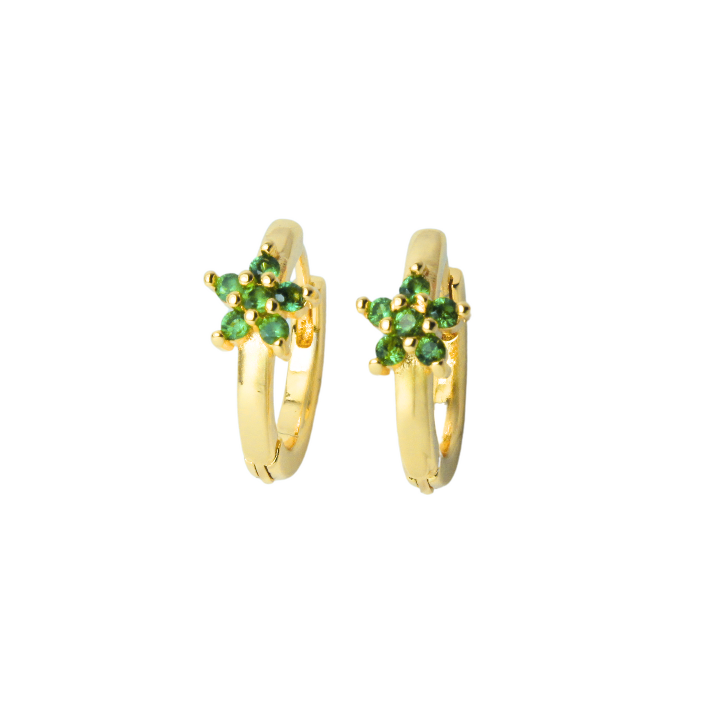 Hoop Flor Verde Par