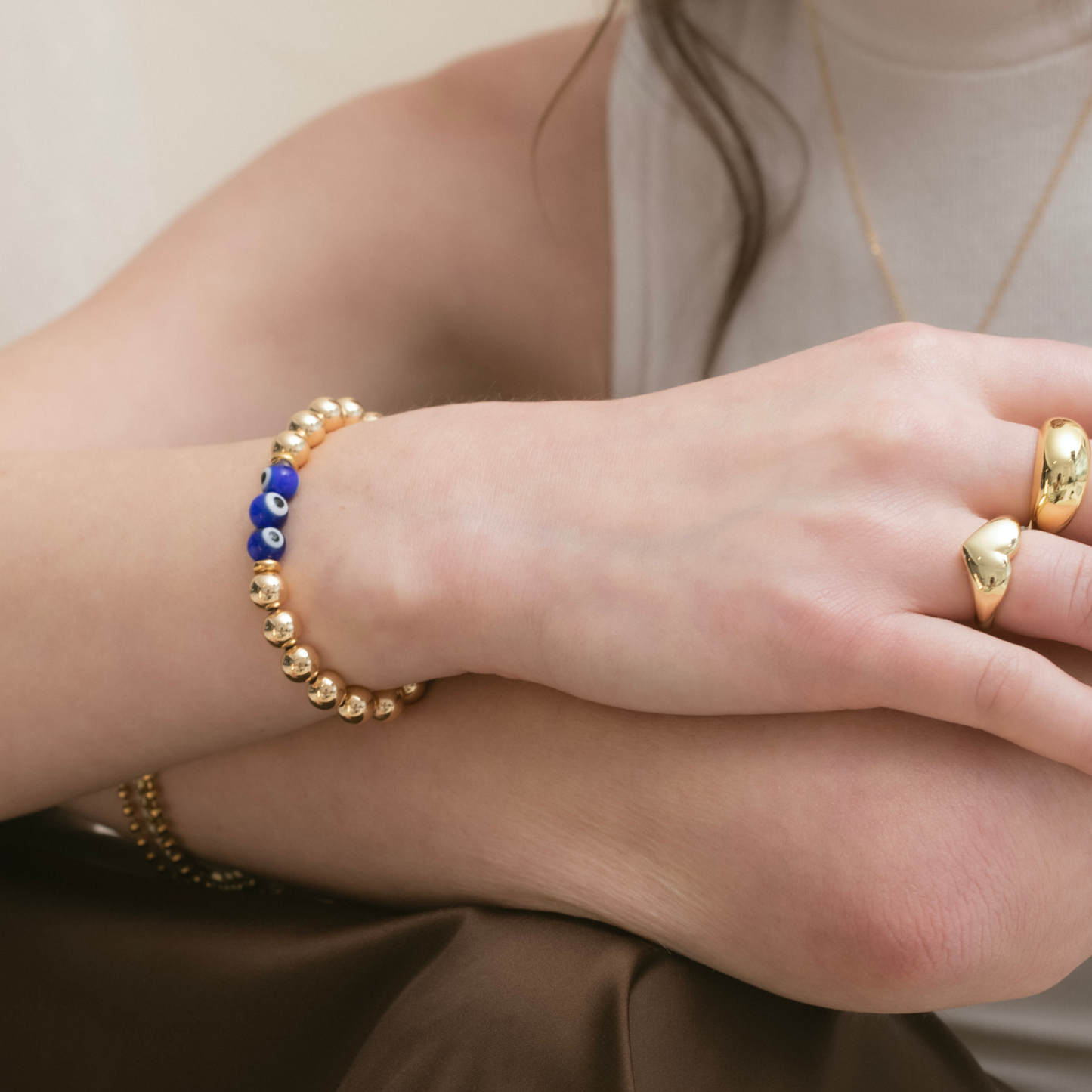 Pulsera Triple Ojo Turco