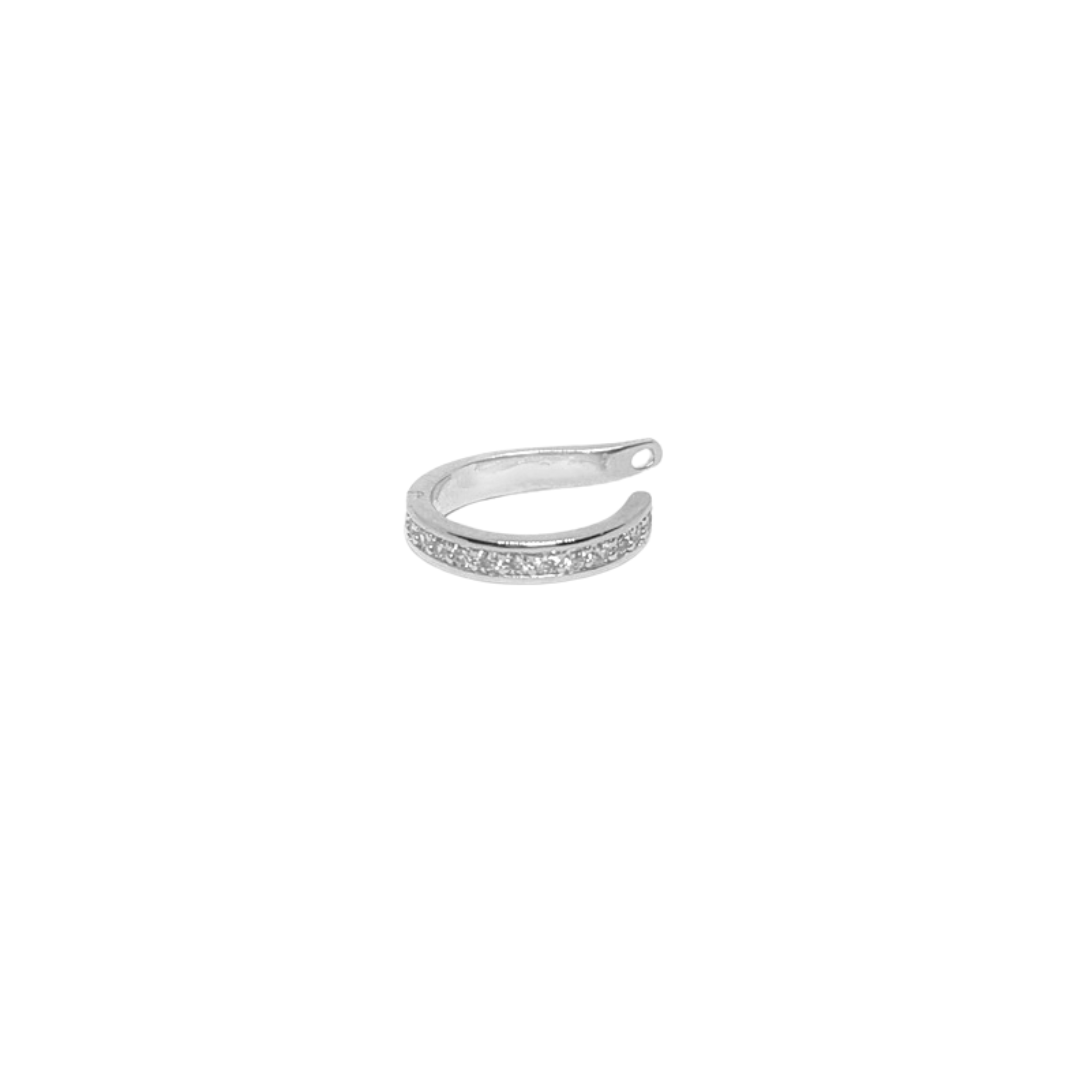 Ear Cuff Re Plateado