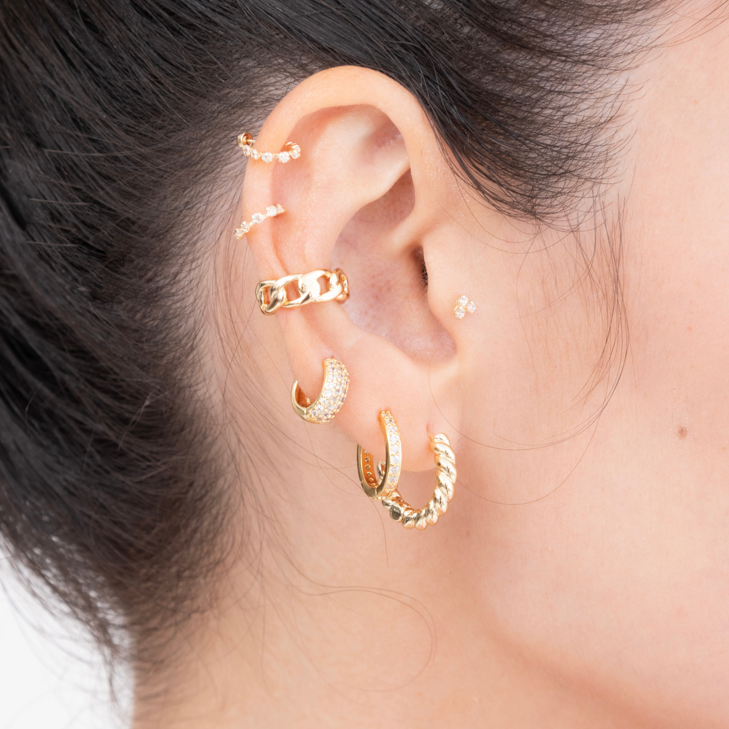 Ear cuff eslabones