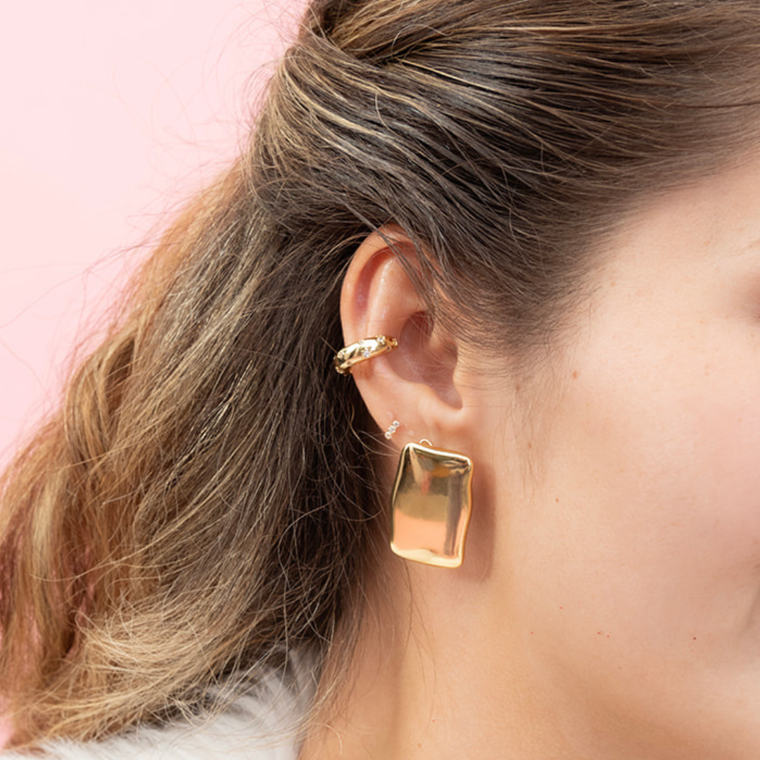 Arete Rectángulo Chico Par