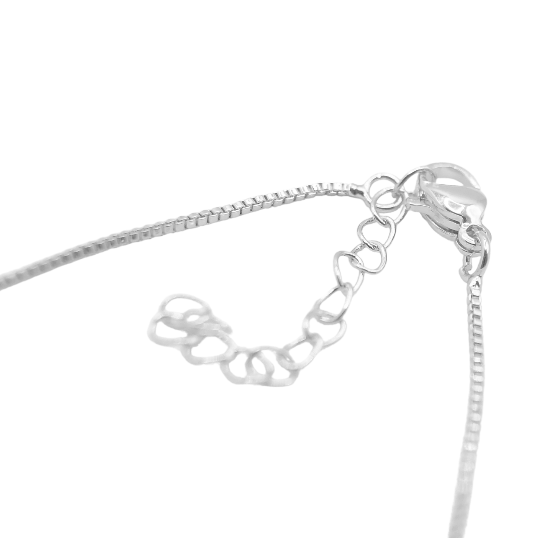 Collar Corazón Plateado