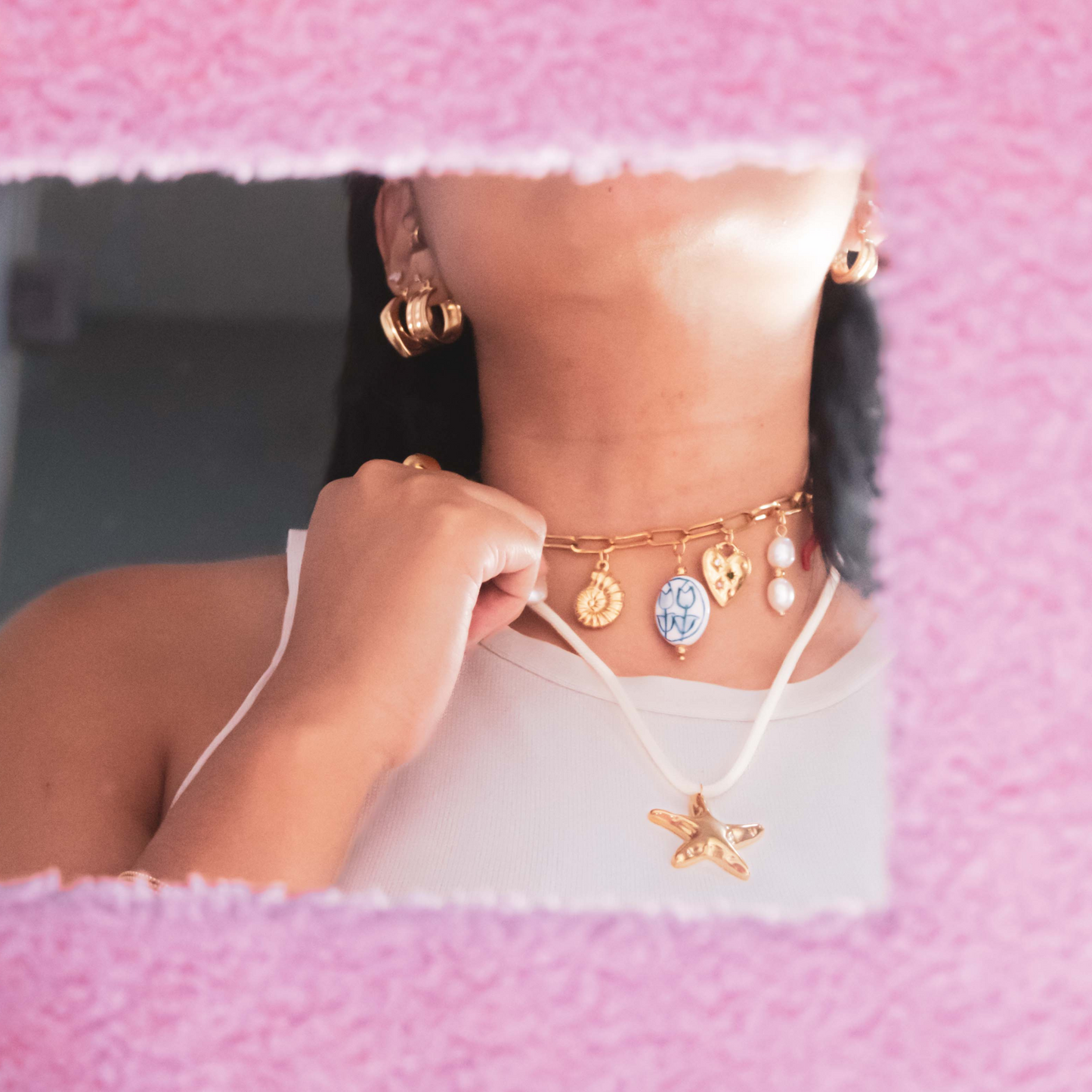 Collar marea azul