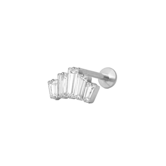 Piercing Titanio Plateado Magic