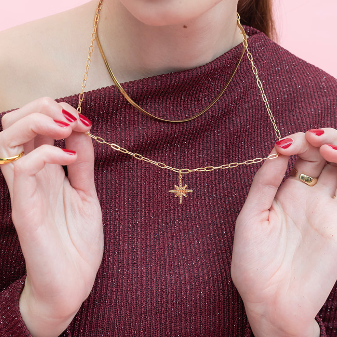 Collar Estrella Blanca