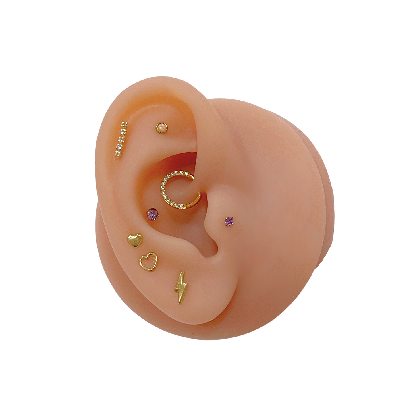 Palito Circonias 10K