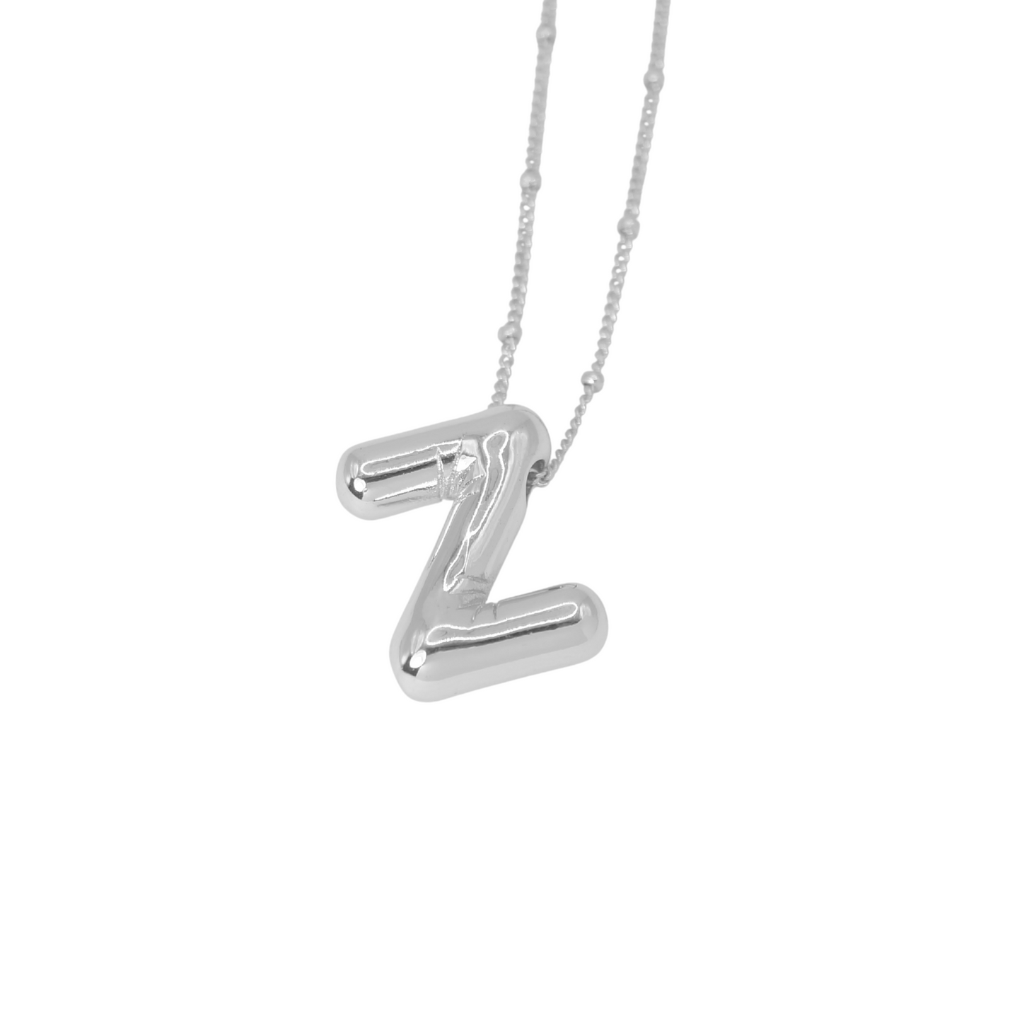 Collar Inicial Big Plateado