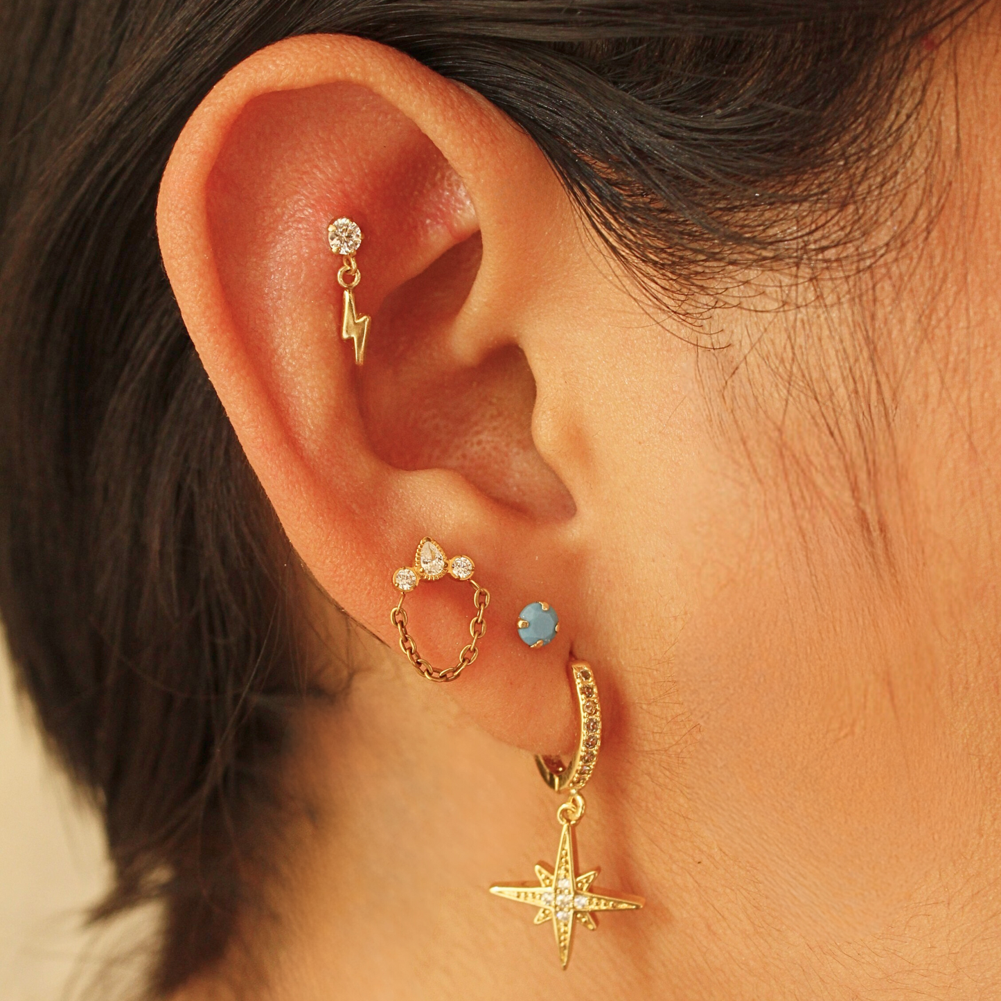 Blue Stud Grande 10k