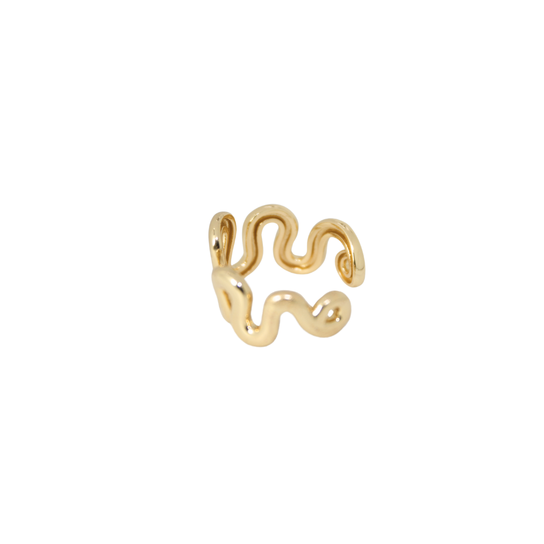 Anillo Dorado Ondas