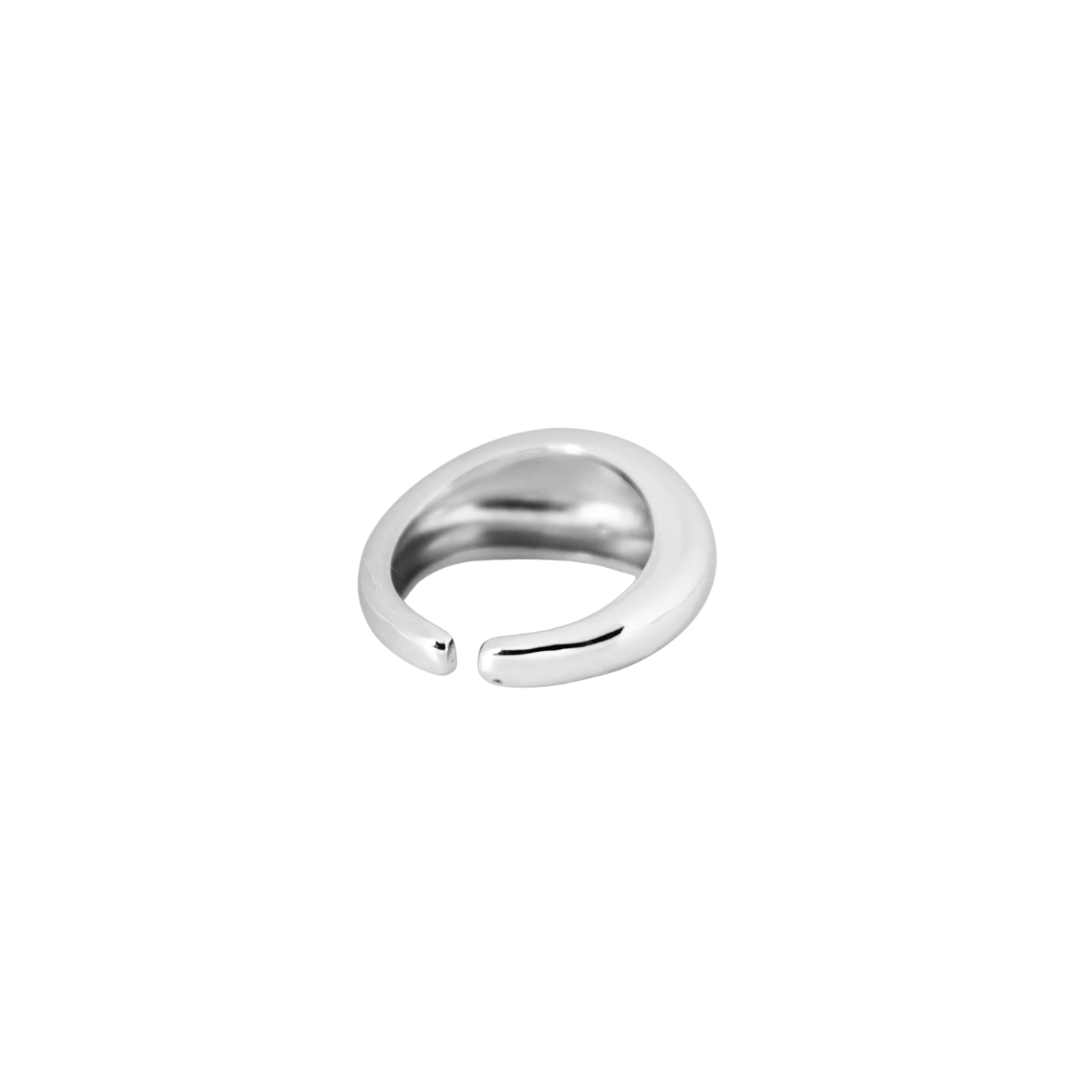 Anillo Plateado Liso