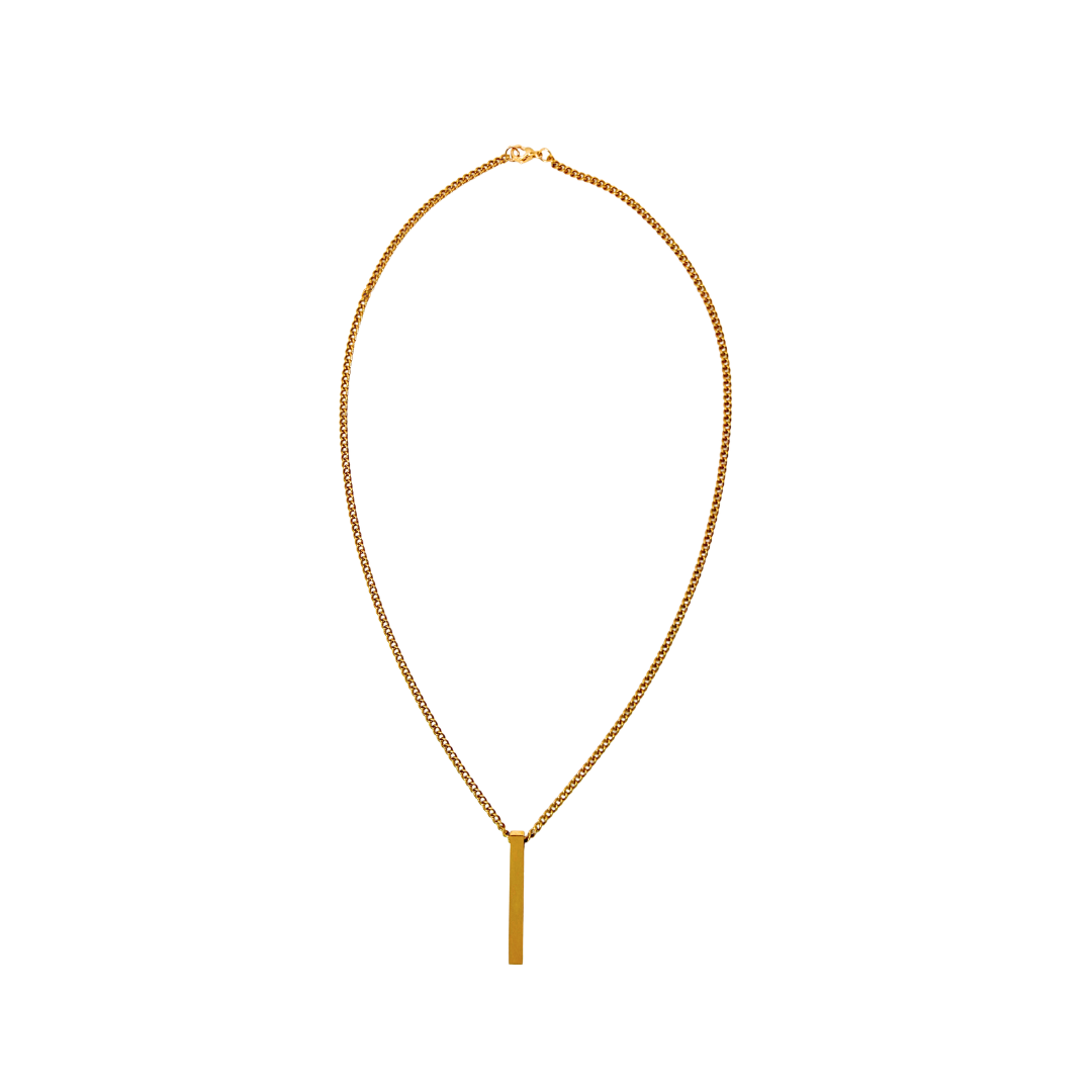Collar fab dorado acero inoxidable
