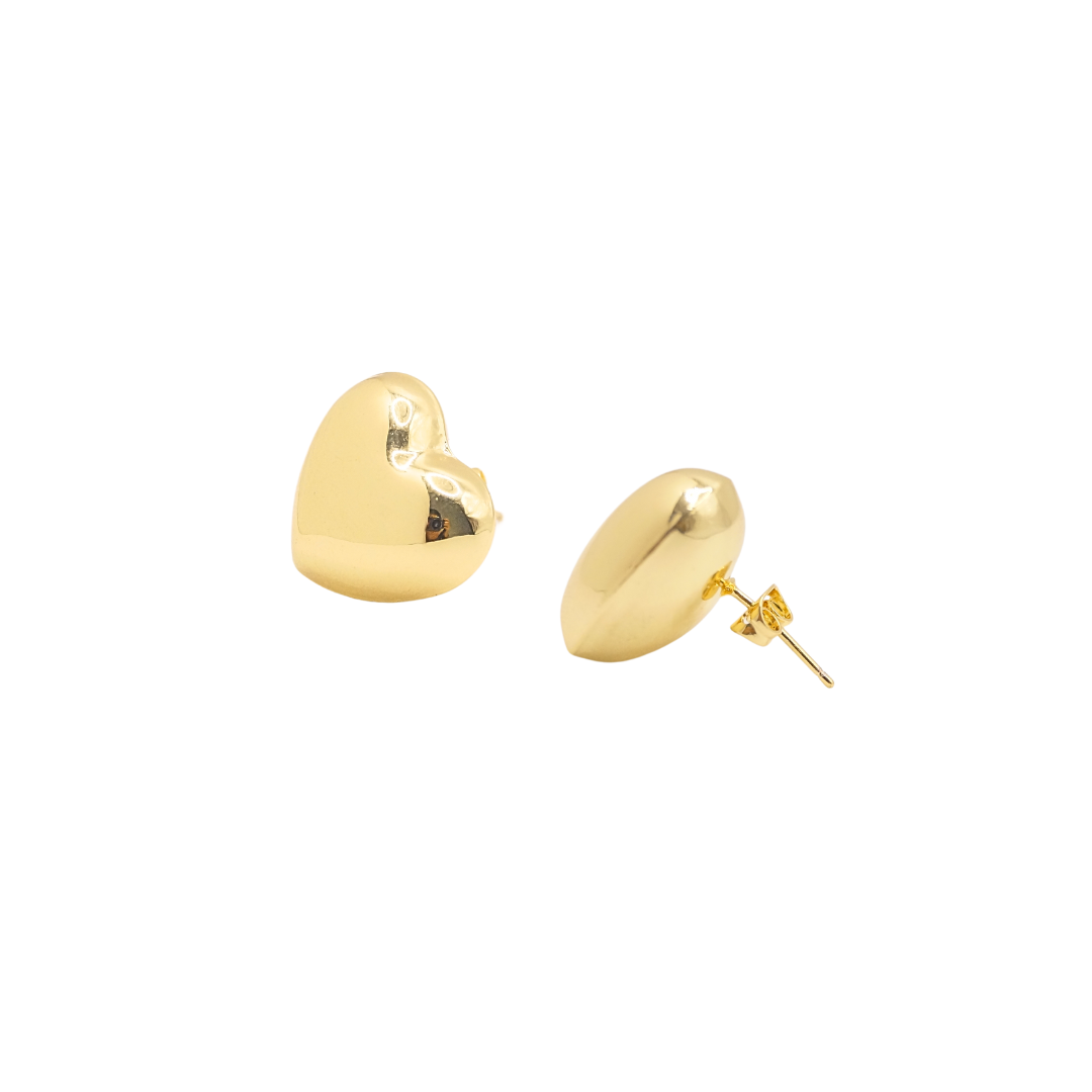 Arete Corazón Inflado Par