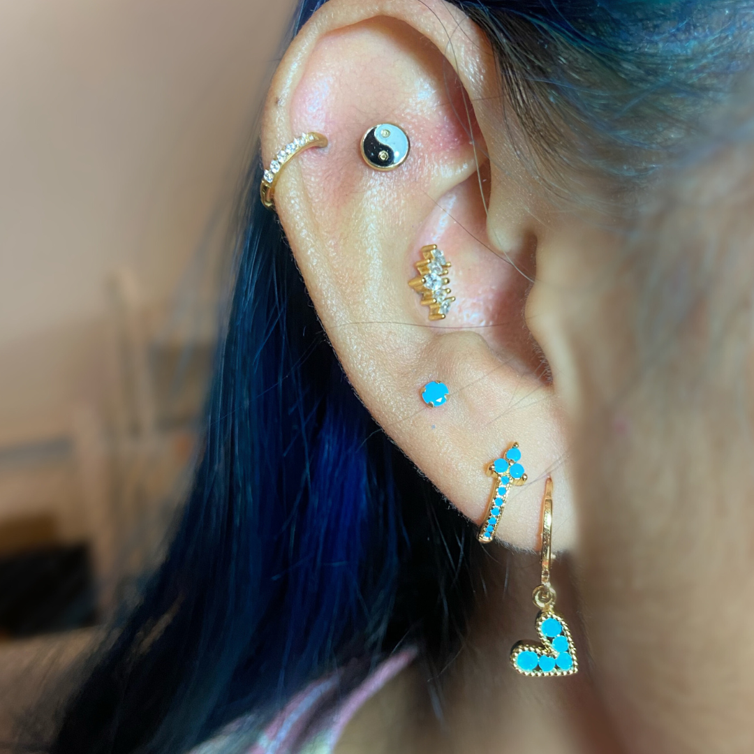 Huggie Corazón Azul