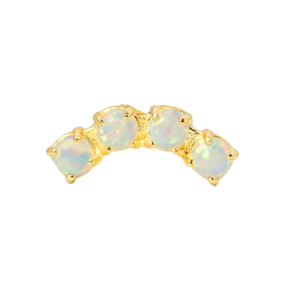Opalo curvo 14K