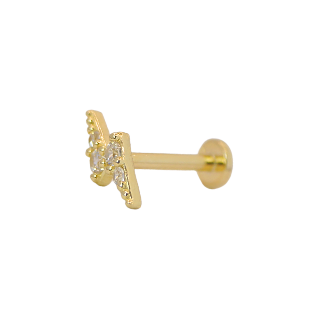 Rayo circonias 14K