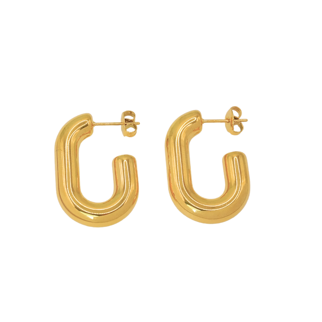 Aretes fave chunky par