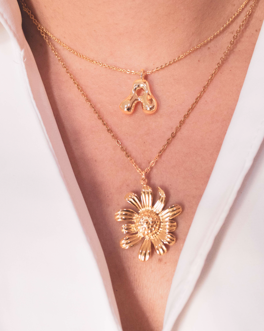 Collar girasol