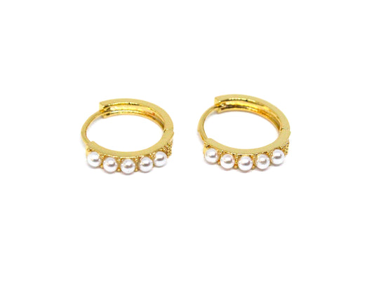 Hoop Perlitas Par