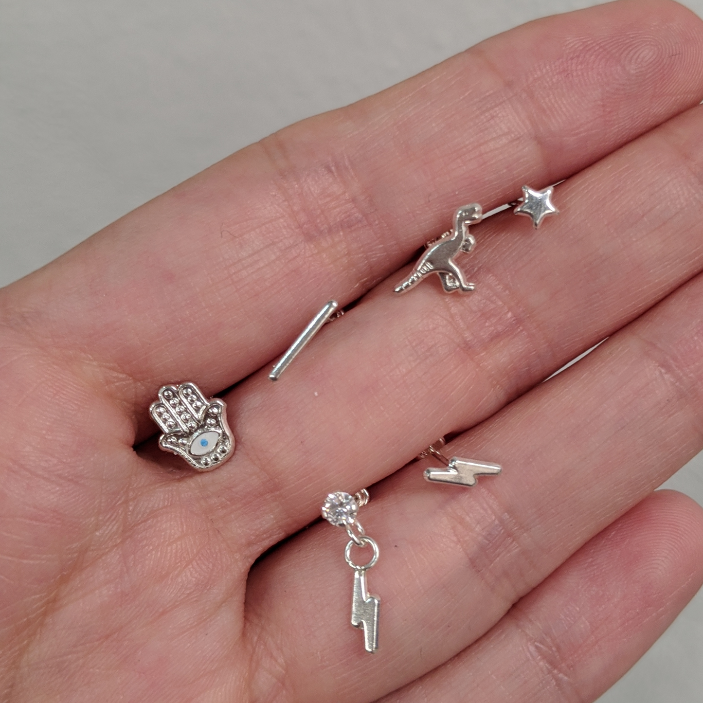 Piercings plata 925