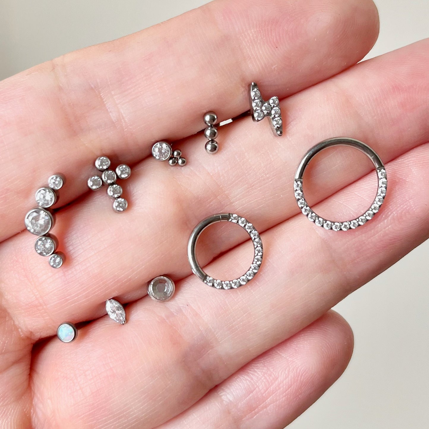 Piercing Titanio Ópalo