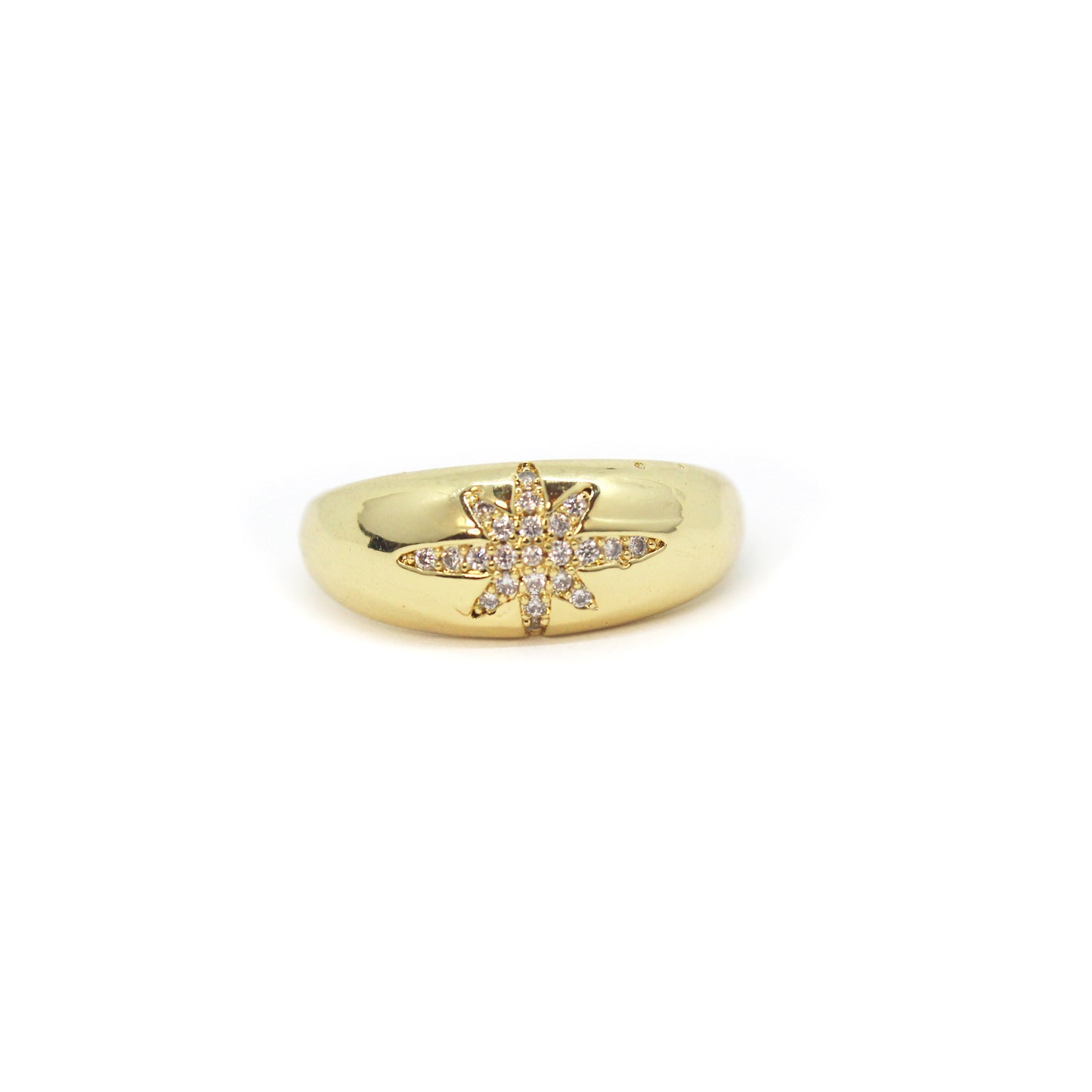 Anillo Chunky Con Circonias