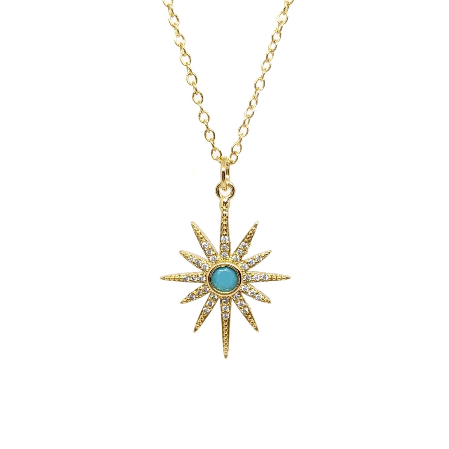 Collar Estrella Turquesa