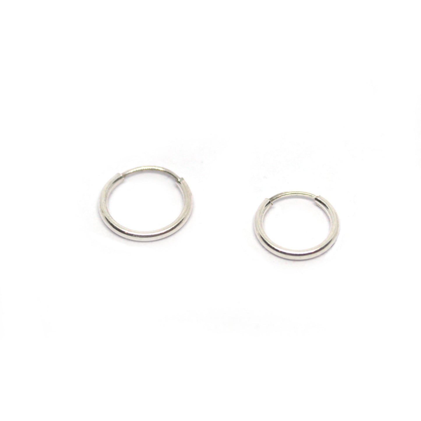 mini hoop plata 925