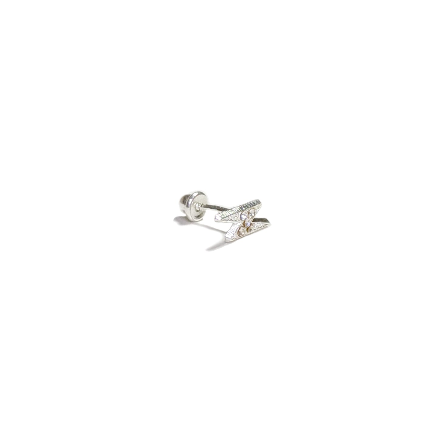 Rayito con circonias plata 925