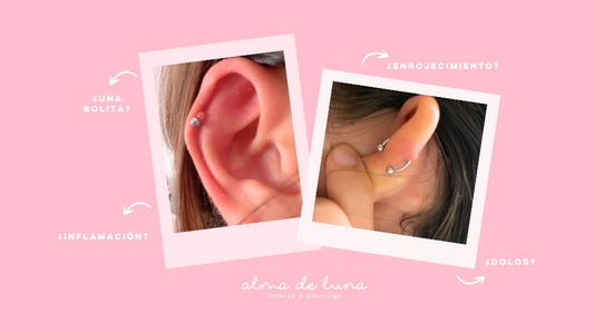 ¿Piercing infectado?
