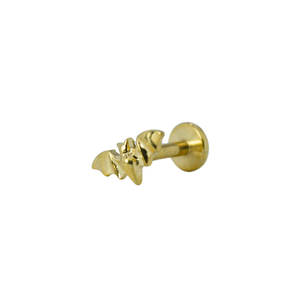 Piercing Titanio Dorado Murcielago