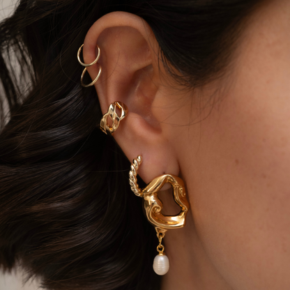 Arracada Lisa Piercing Acero Quirúrgico