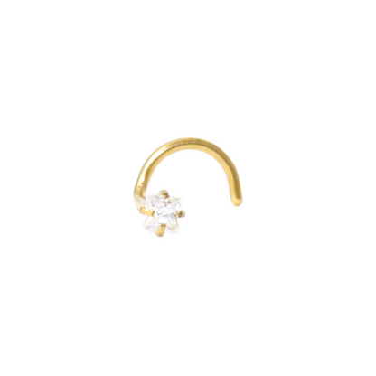 Tragus Dorado Circonia Cuadrado