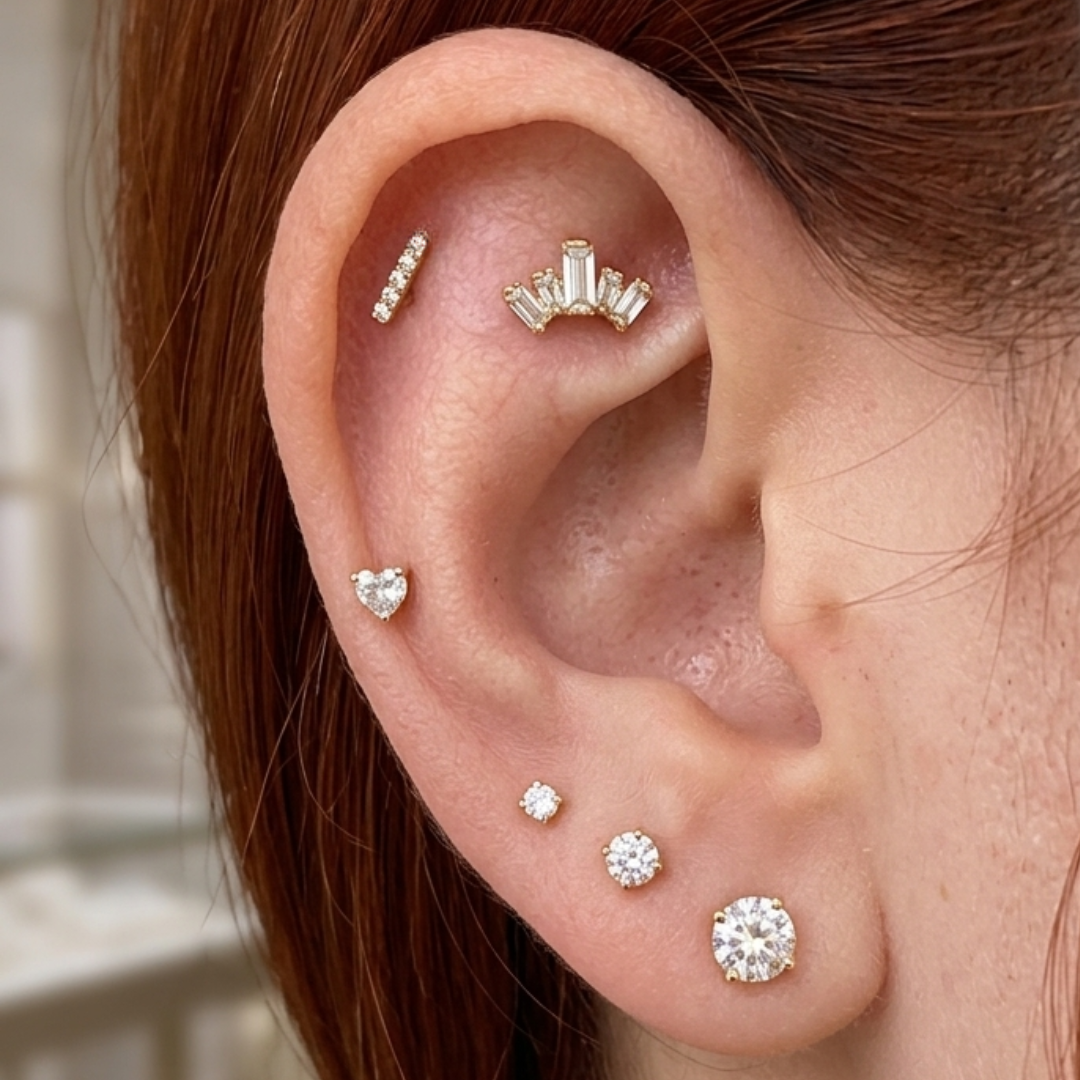 Corazón mini 14k