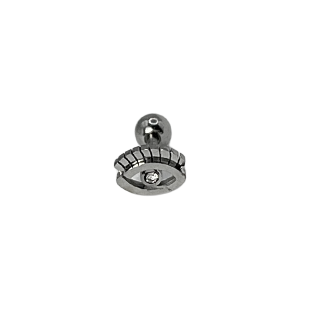 Piercing Acero Quirúrgico Plateado Ojito