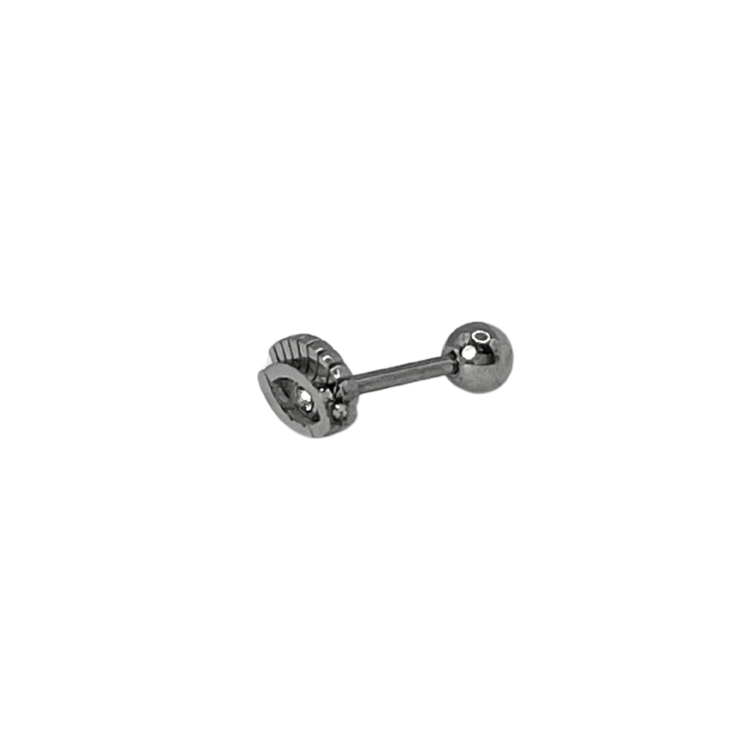 Piercing Acero Quirúrgico Plateado Ojito