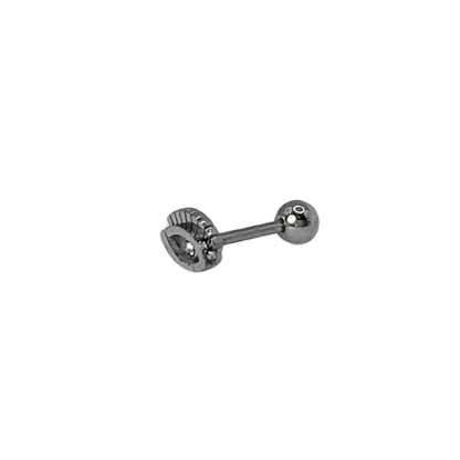 Piercing Acero Quirúrgico Plateado Ojito