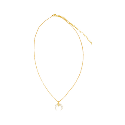 Collar Cuernito Madre Perla