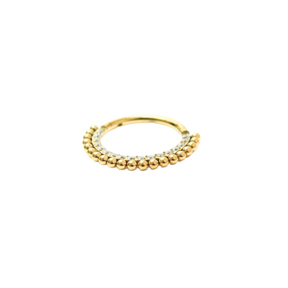 Piercing Titanio Dorado Queen