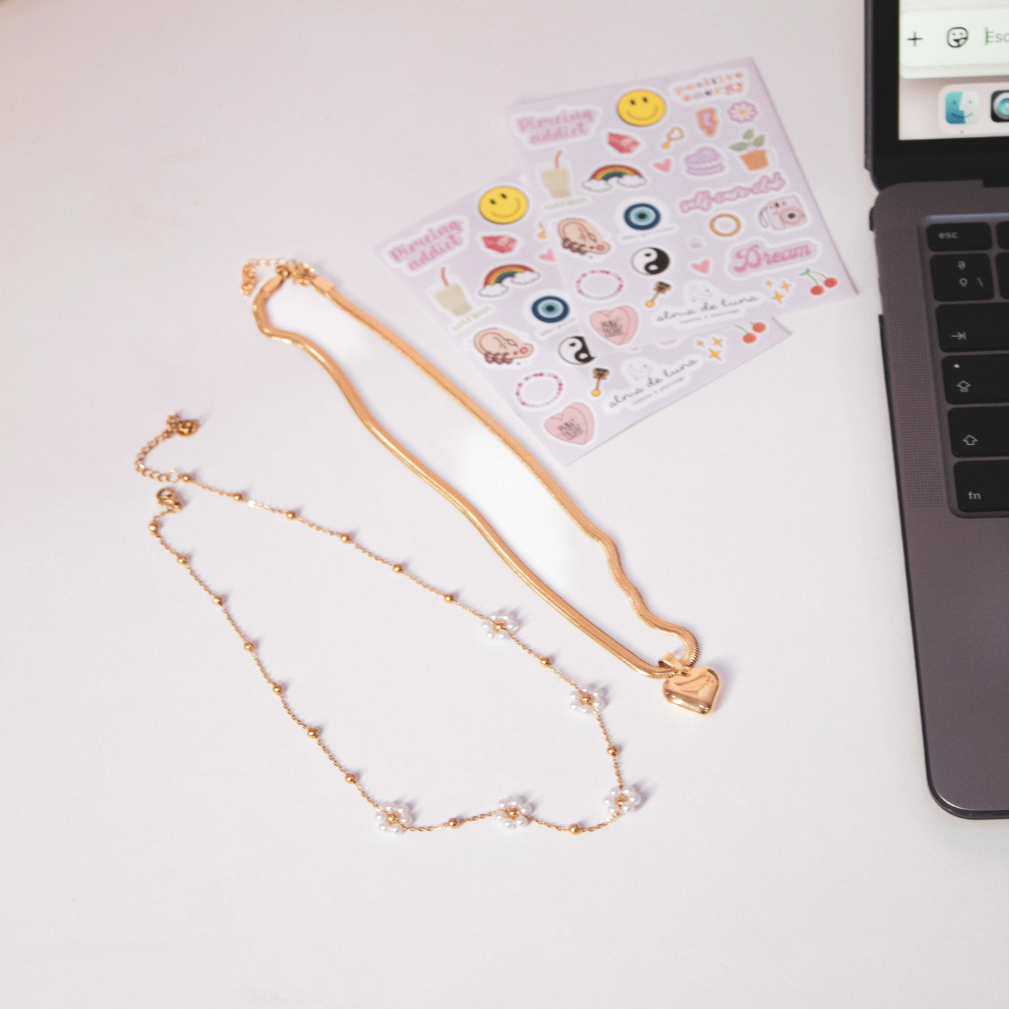Collar paola corazón