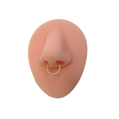 Piercing Titanio Dorado Clicker - tamaño a elegir