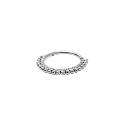 Piercing Titanio Plateado Queen