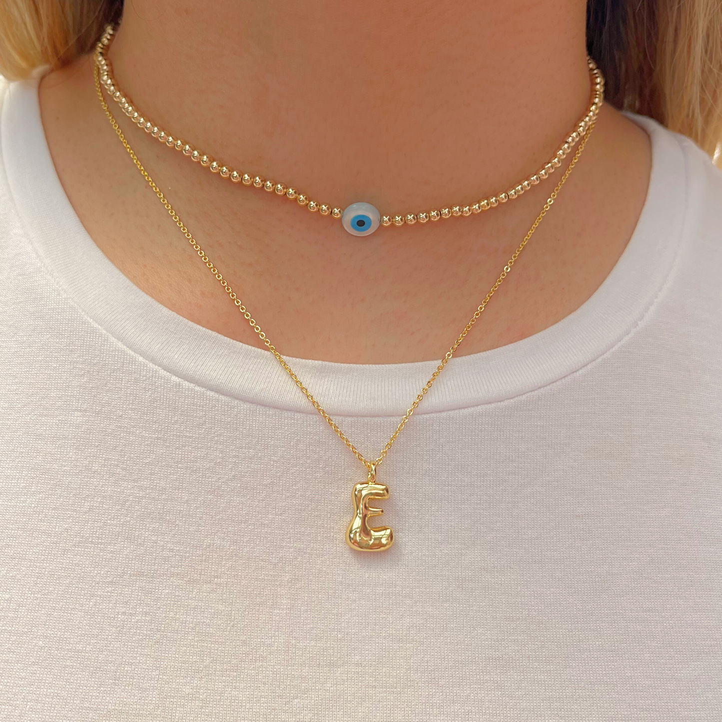 Collar inicial burbuja