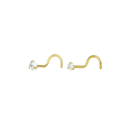 Tragus Dorado Circonia Corazón - Modelo a elegir