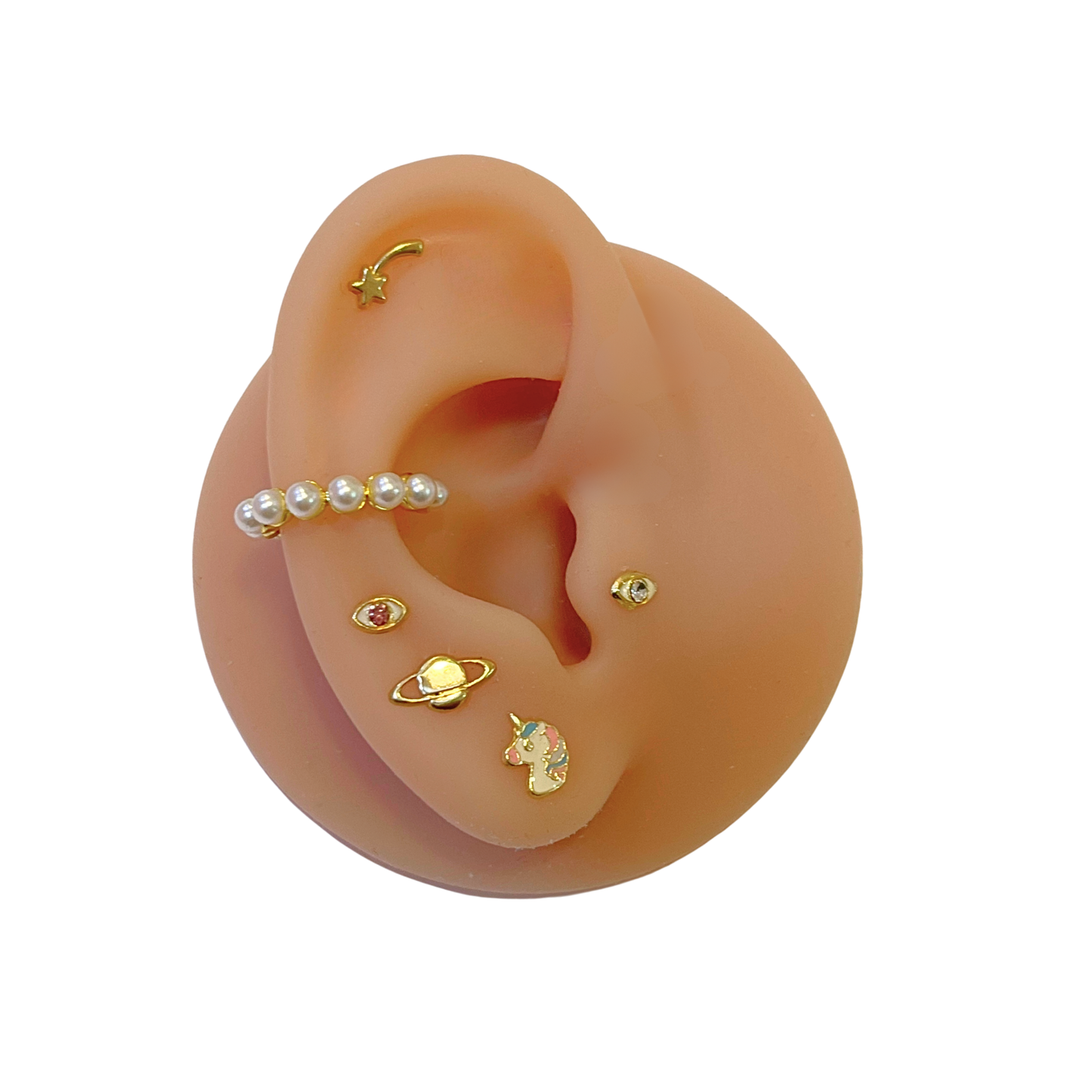 Ear Cuff Perlas Grandes