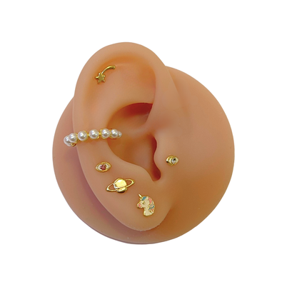 Ear Cuff Perlas Grandes