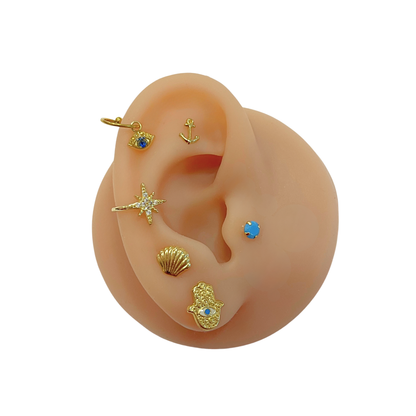 Ear Cuff Estrella Del Viento Mini