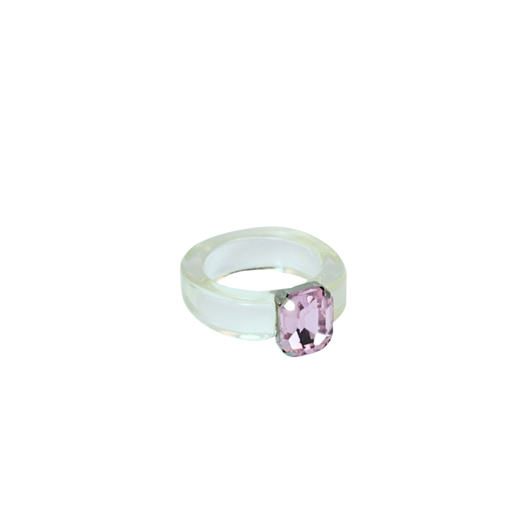 Anillo resina blanco