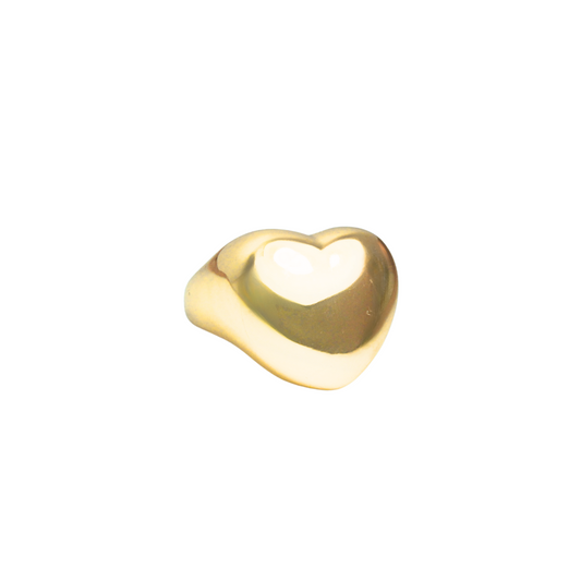 Anillo Corazón Chunky