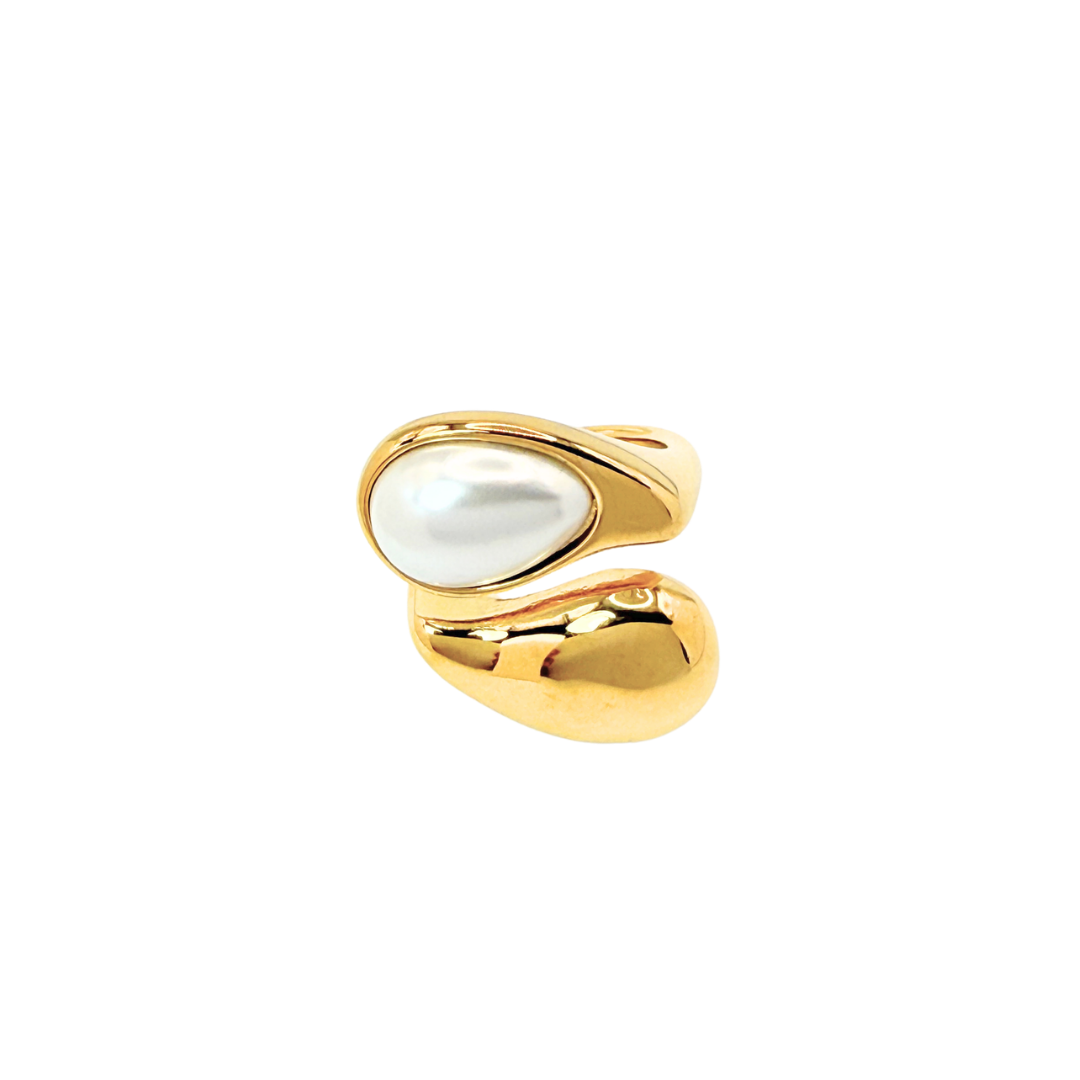 Anillo abrazo perla